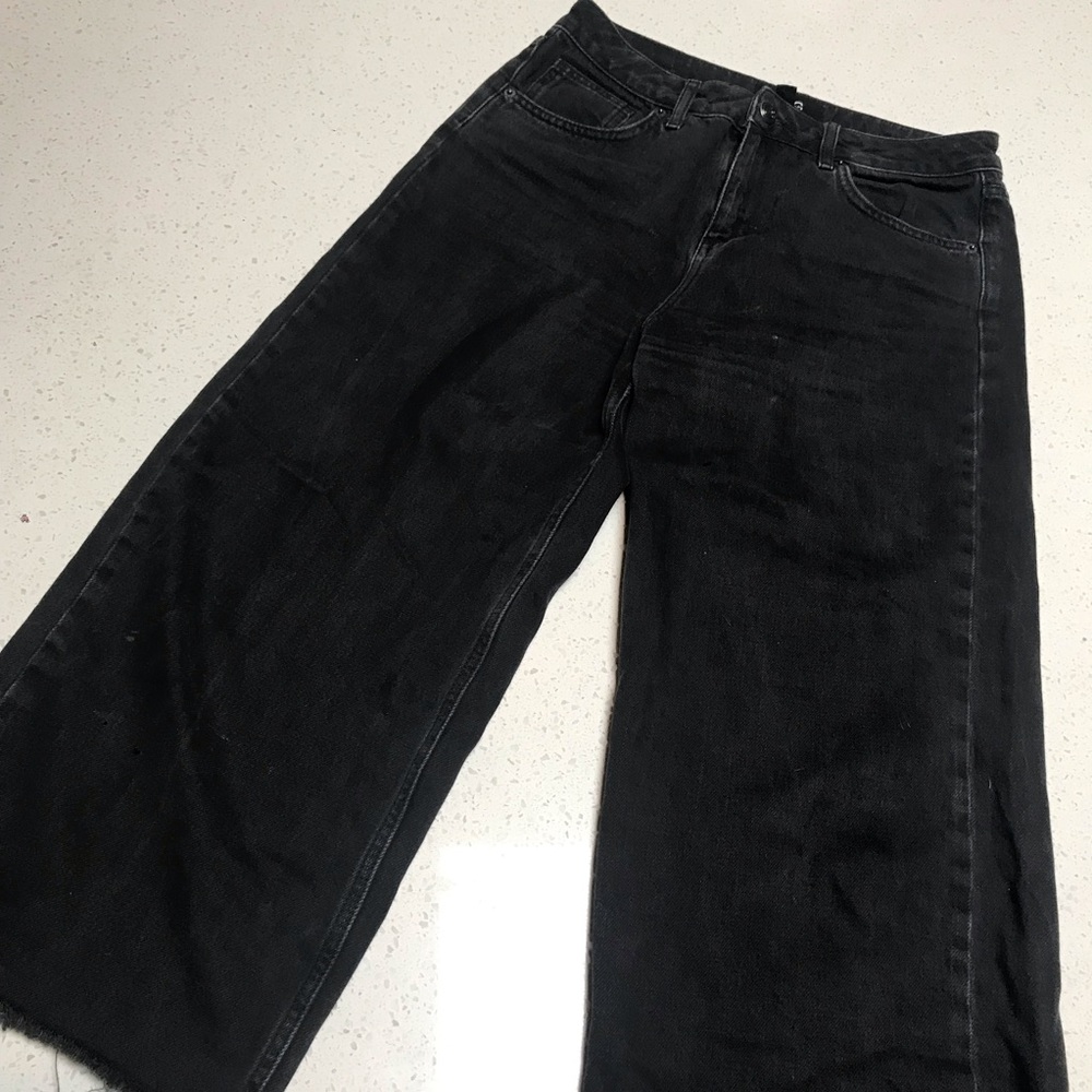 perfect condition wide leg jeans